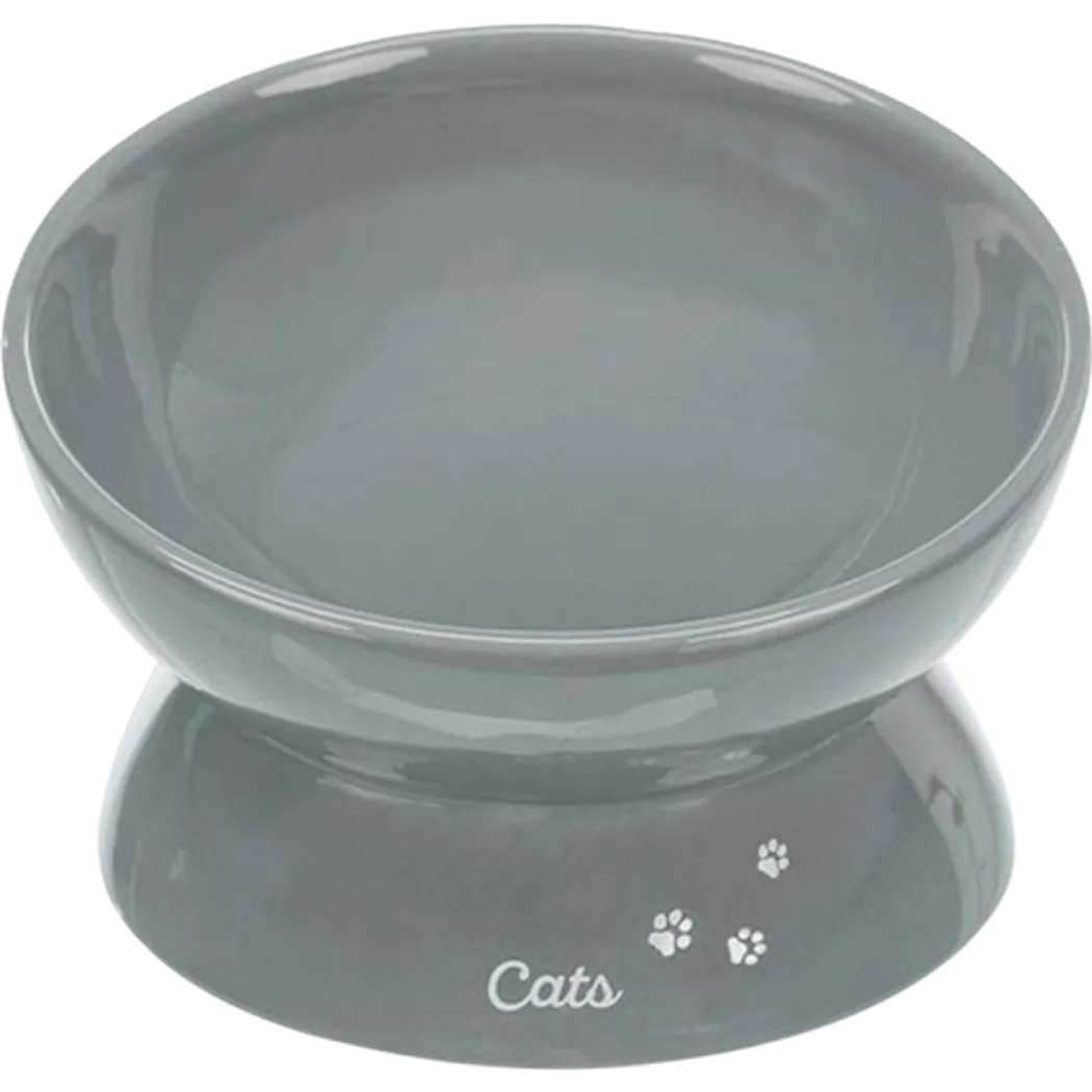 Trixie Matskål XXL upphöjd keramik 0.35 l/ø 17 cm Grå