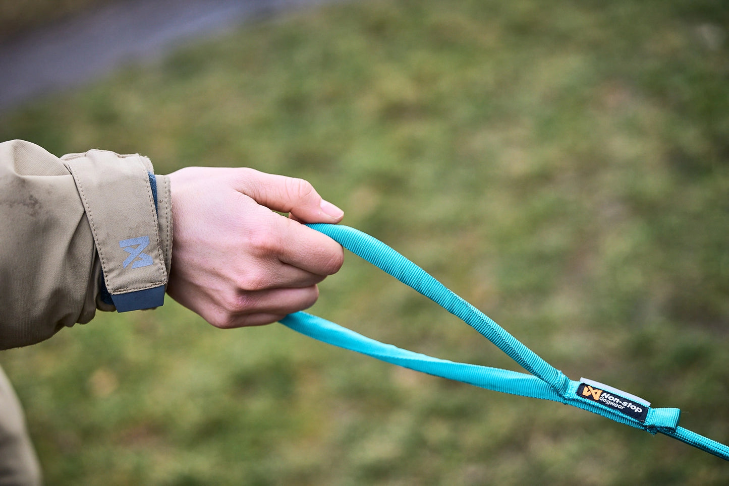 Non-stop Dogwear Trekking rope leash Teal