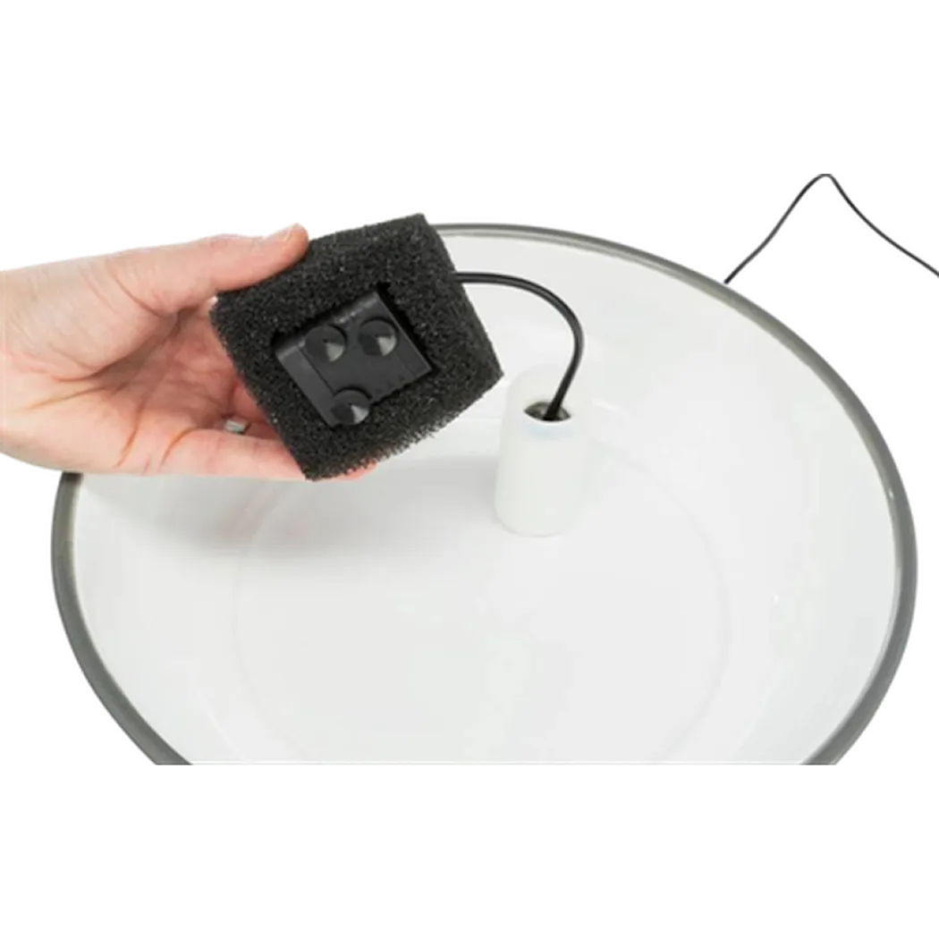 Trixie Vattenfontän Vital Flow 0.8 L Grå/Vit