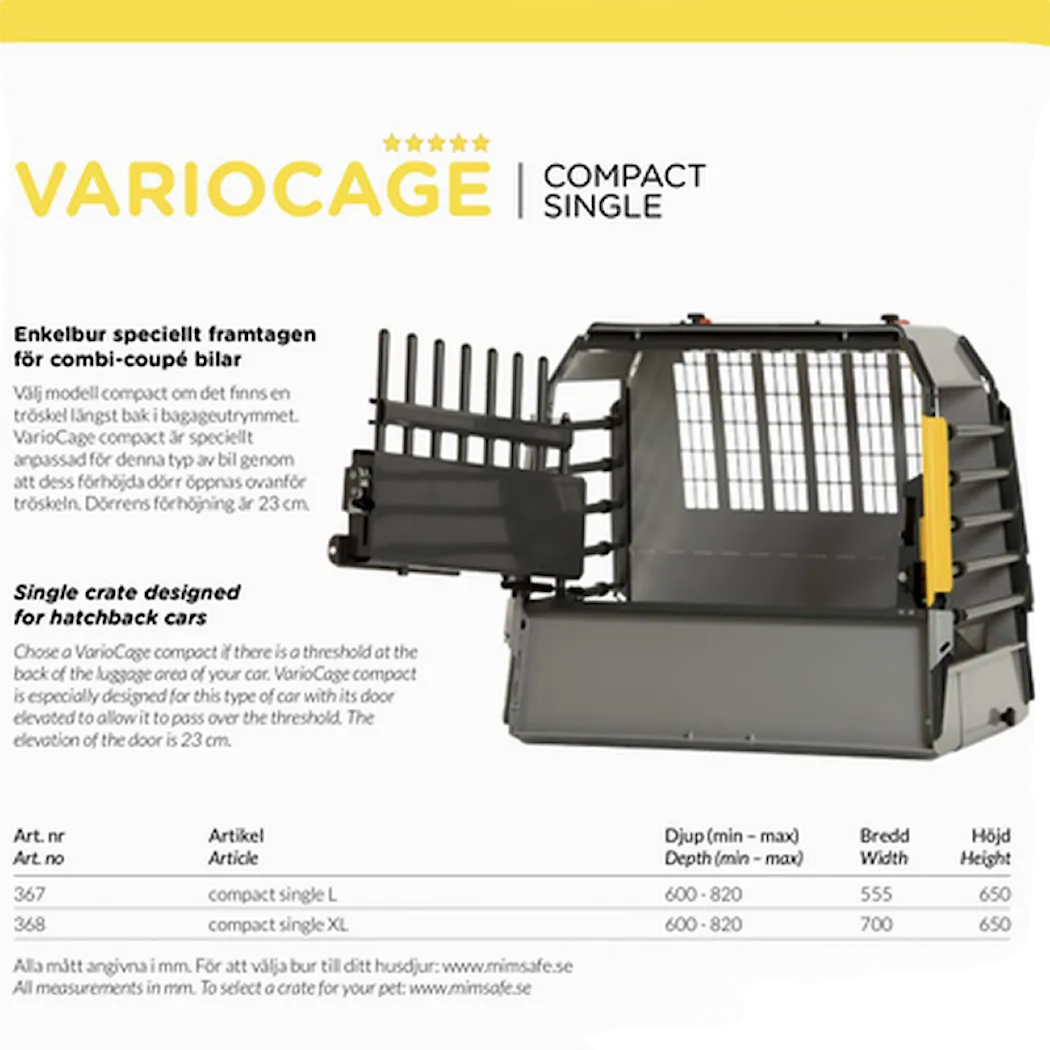 MIMsafe VarioCage Compact Single